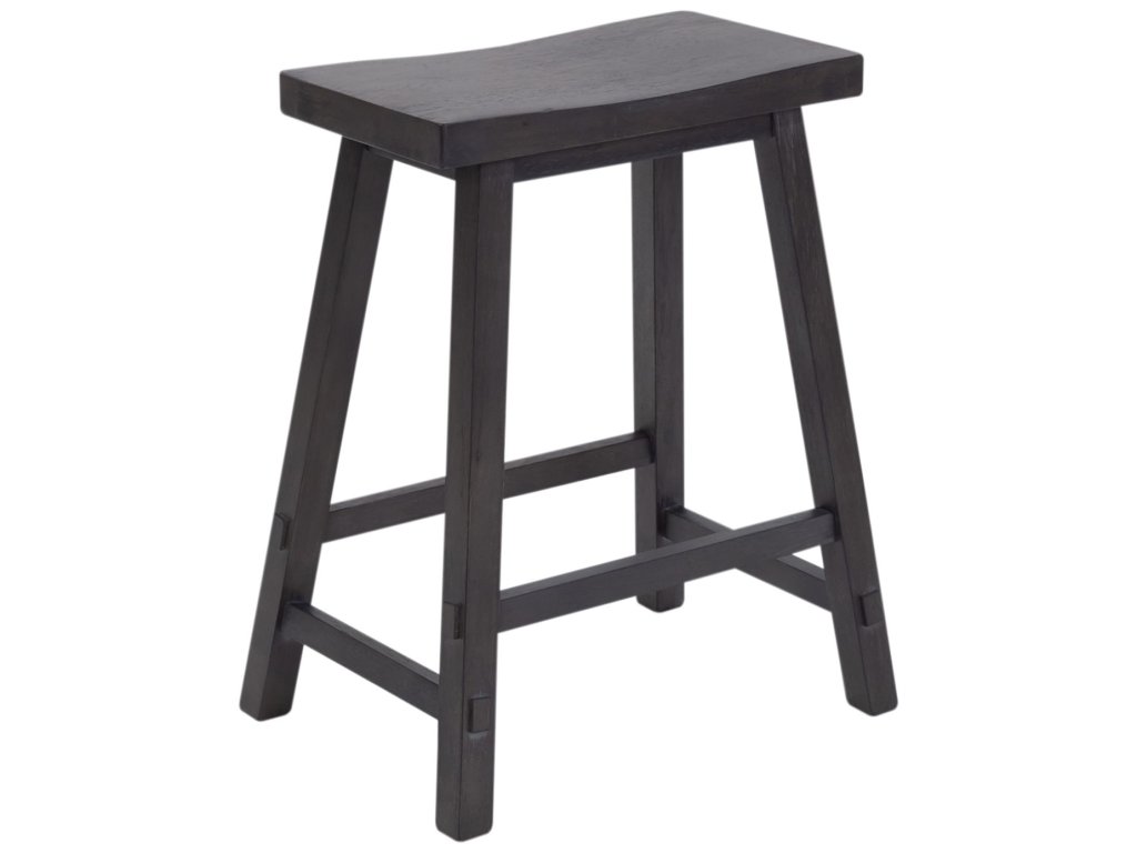 24 Inch Sawhorse Counter Stool - Slate - image 1