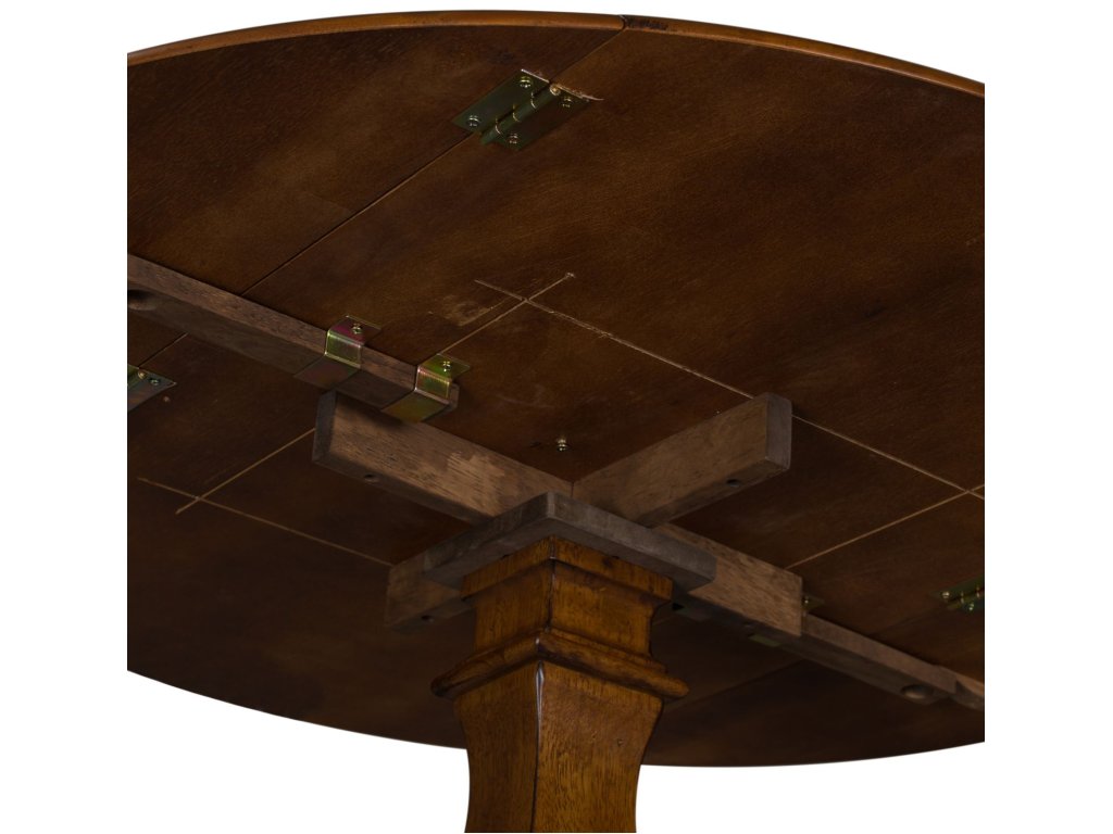 Drop Leaf Pedestal Table Top - image 4