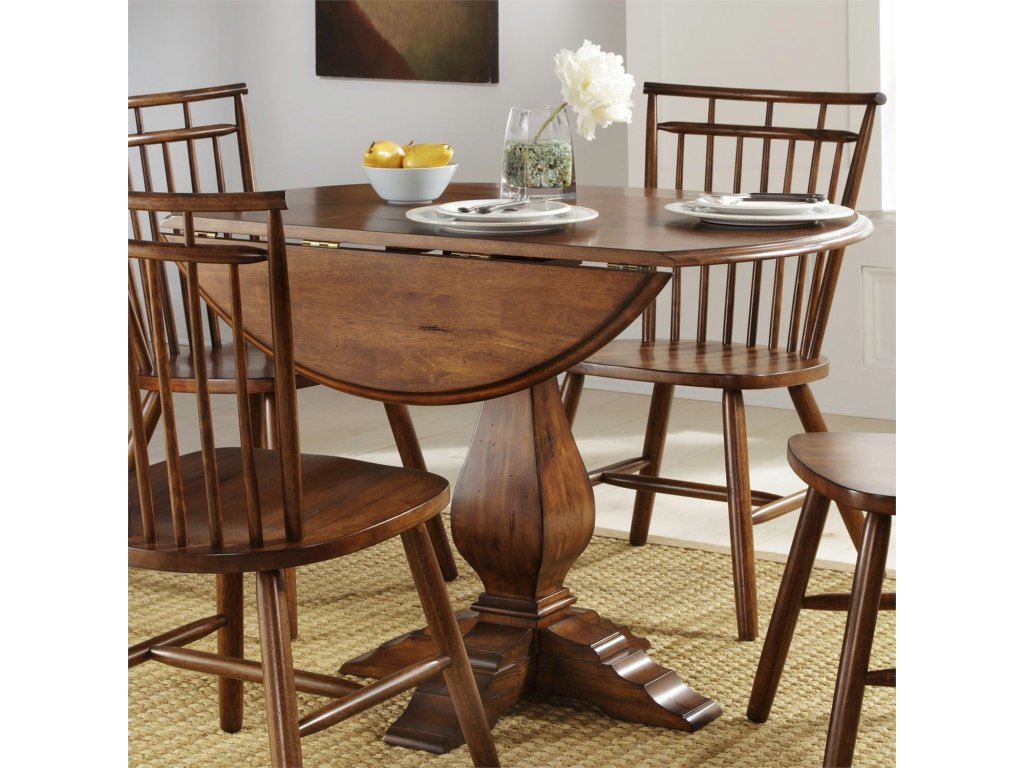 Drop Leaf Pedestal Table Top - main image