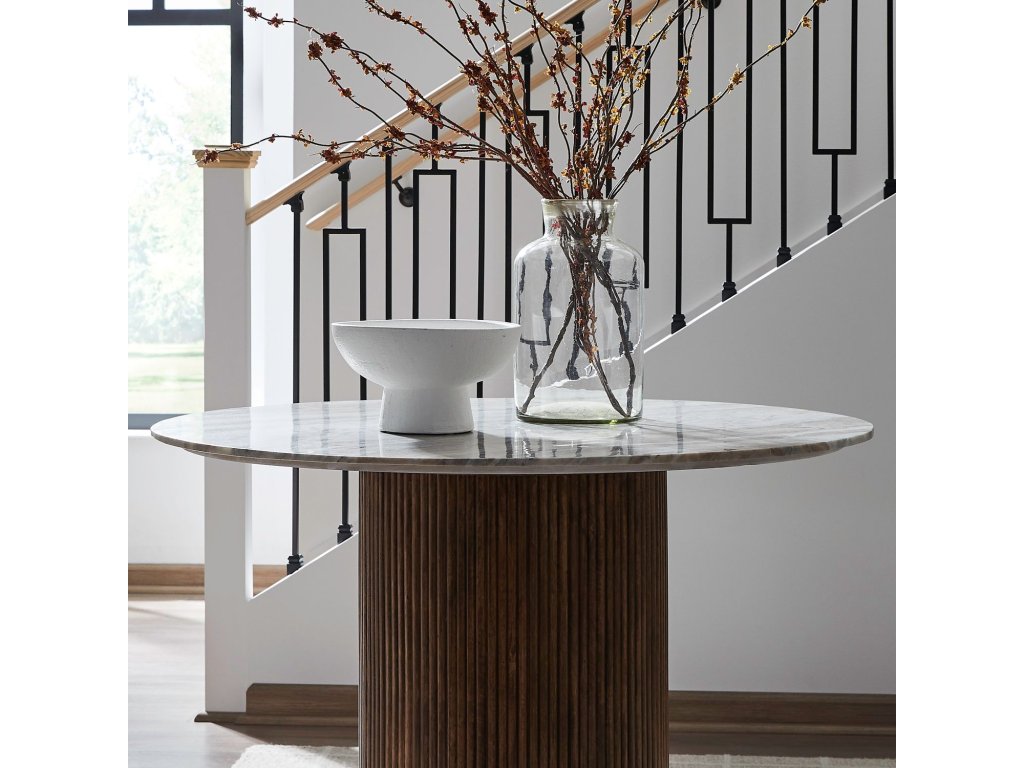 Round Pedestal Marble Table Top - main image