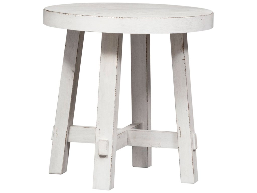 Splay Leg Round End Table - image 4