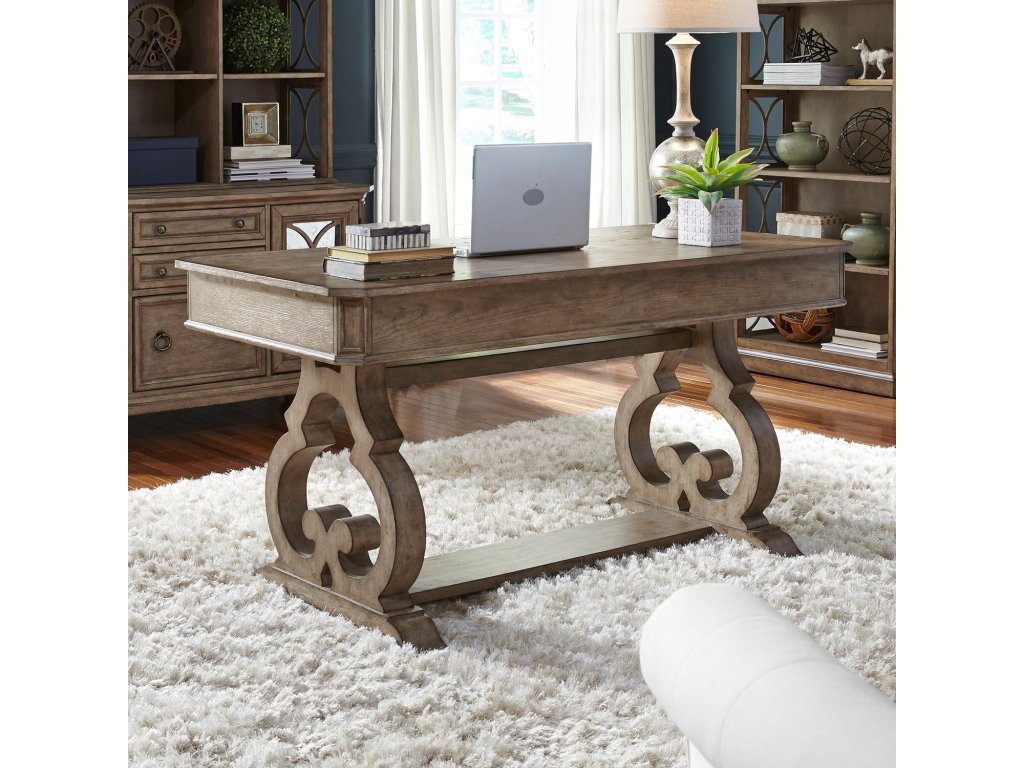 3 Piece Desk & Hutch Set - image 5