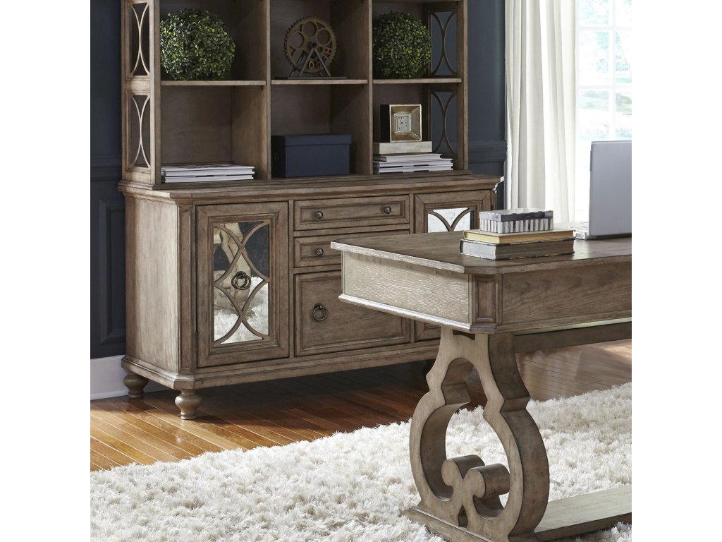 3 Piece Desk & Hutch Set - image 6