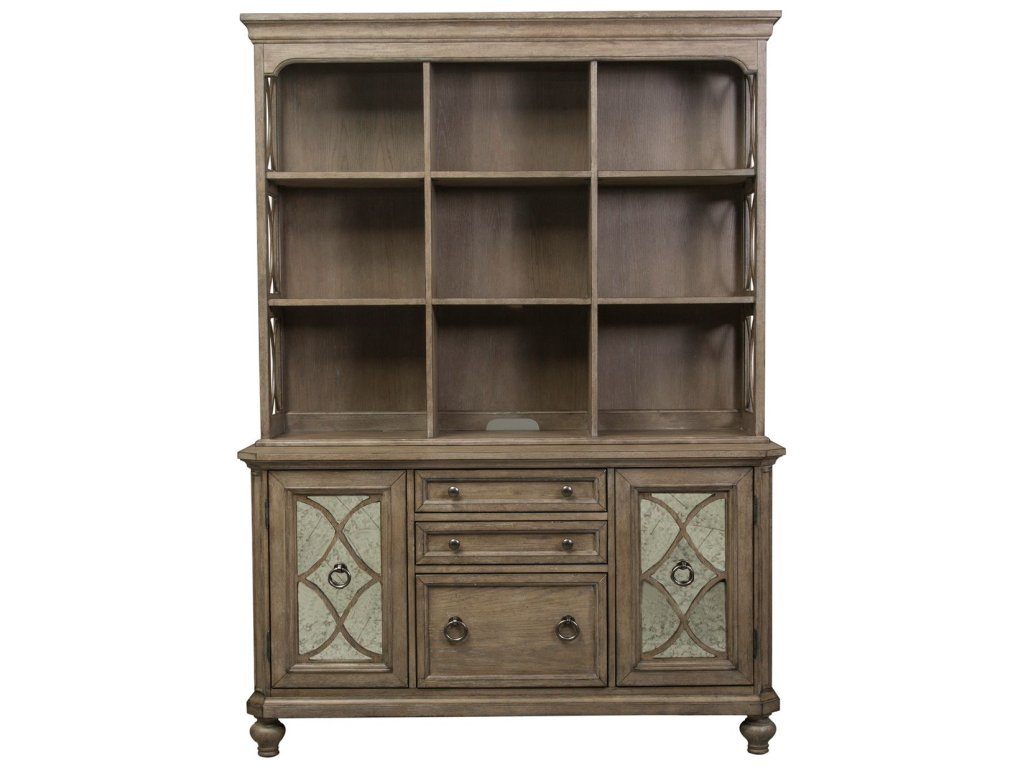 3 Piece Desk & Hutch Set - image 3