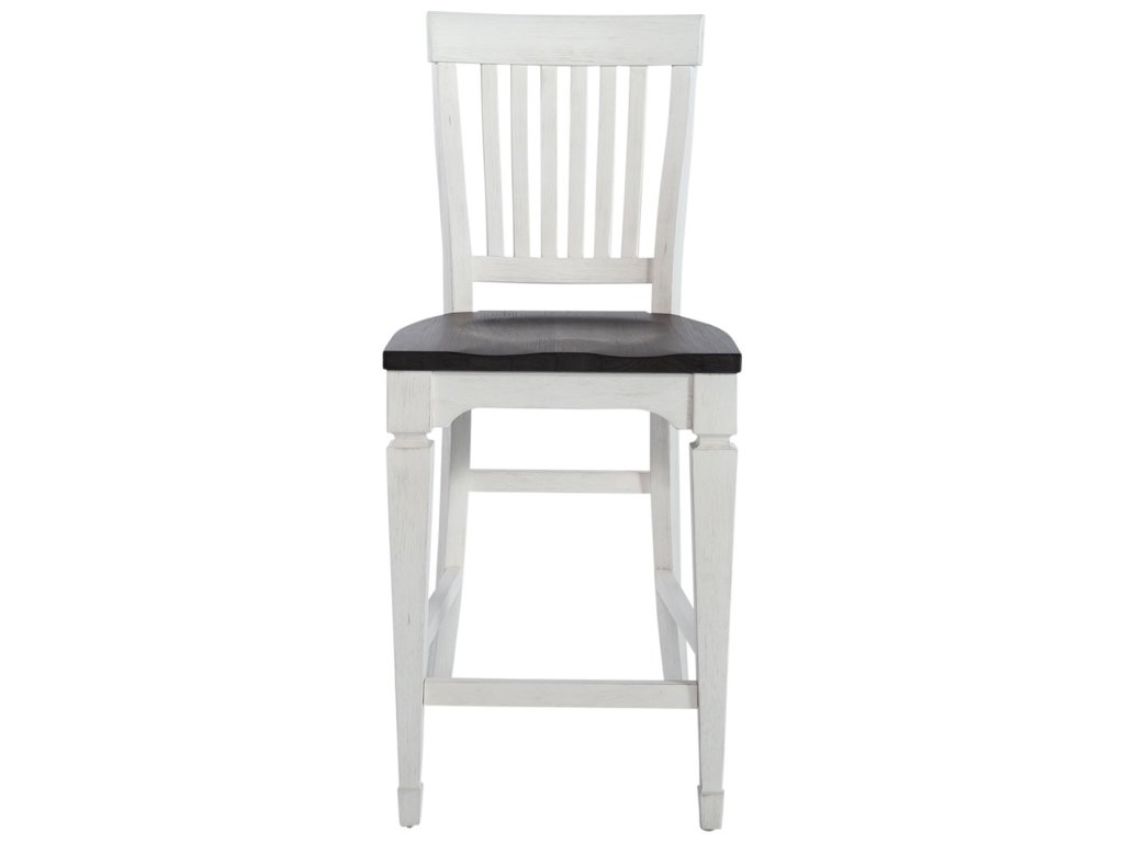 Counter Height Slat Back Chair - image 2