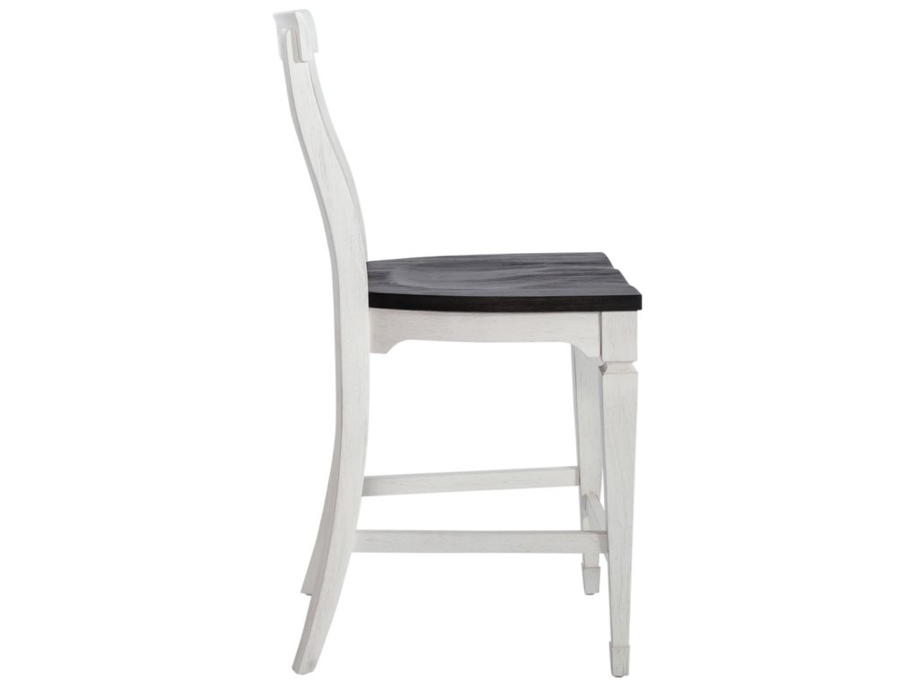Counter Height Slat Back Chair - image 3