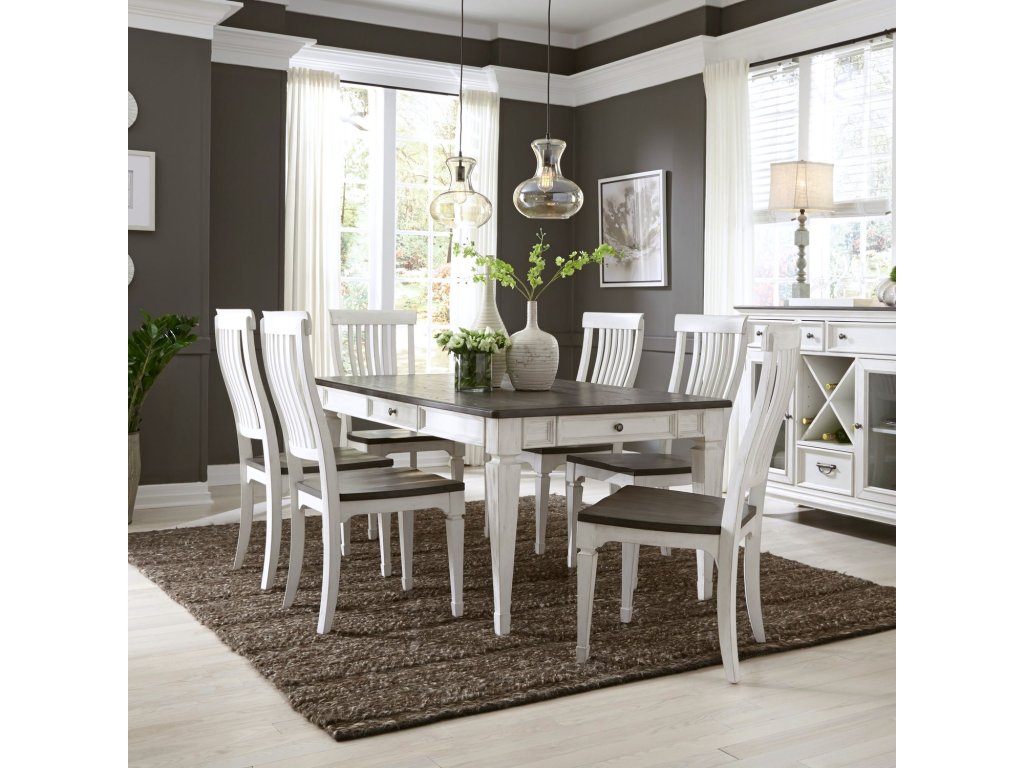 7 Piece Rectangular Table Set - main image