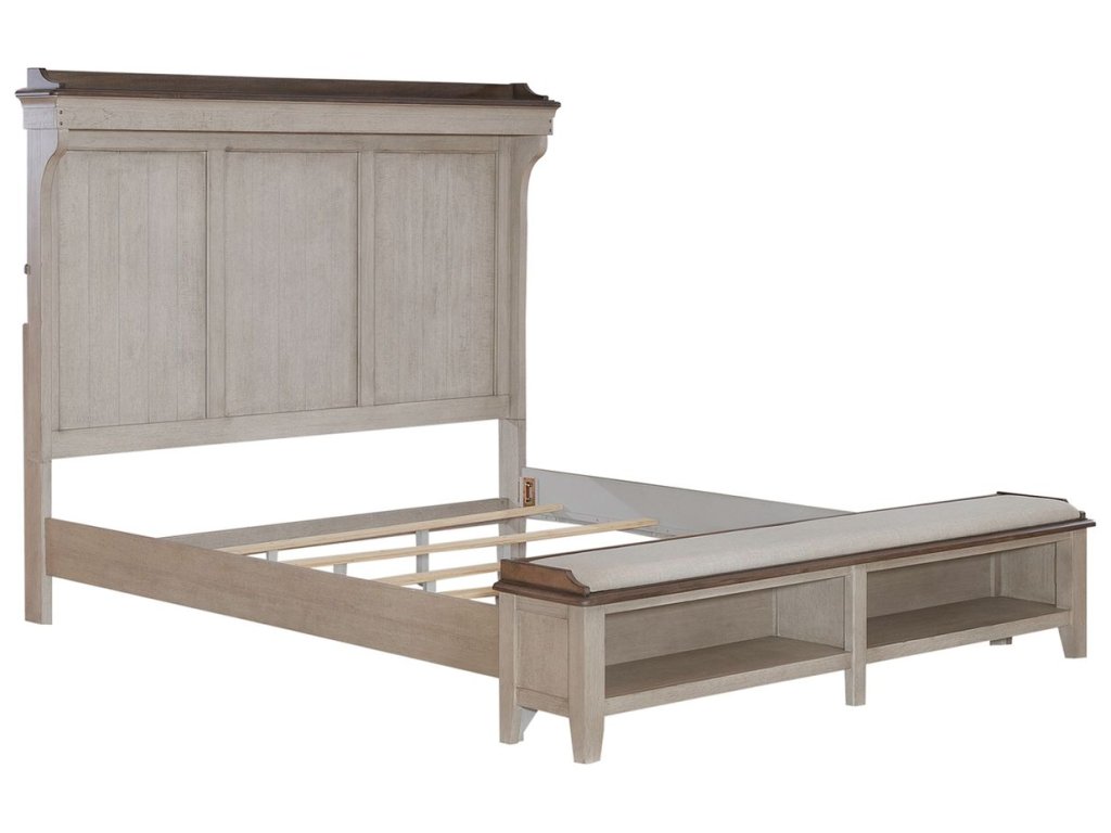 King Mantle Storage Bed - image 1