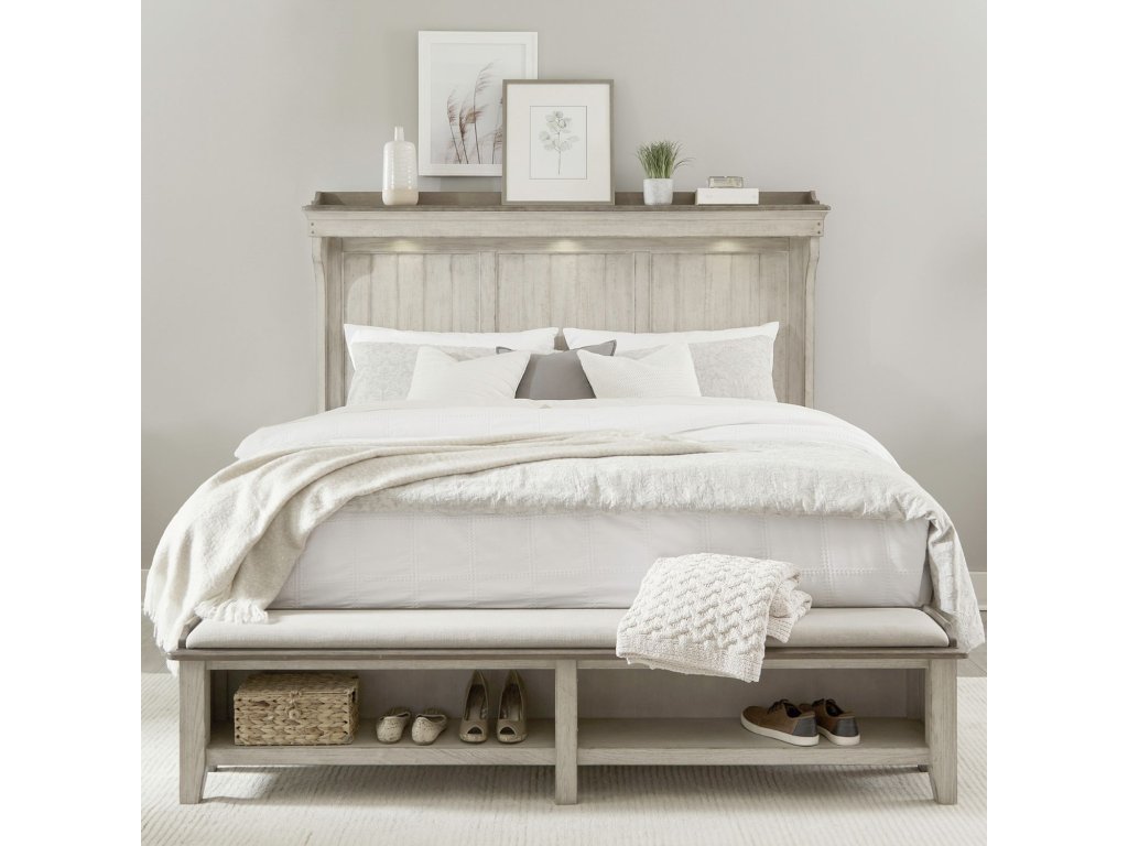 King Mantle Storage Bed - main image