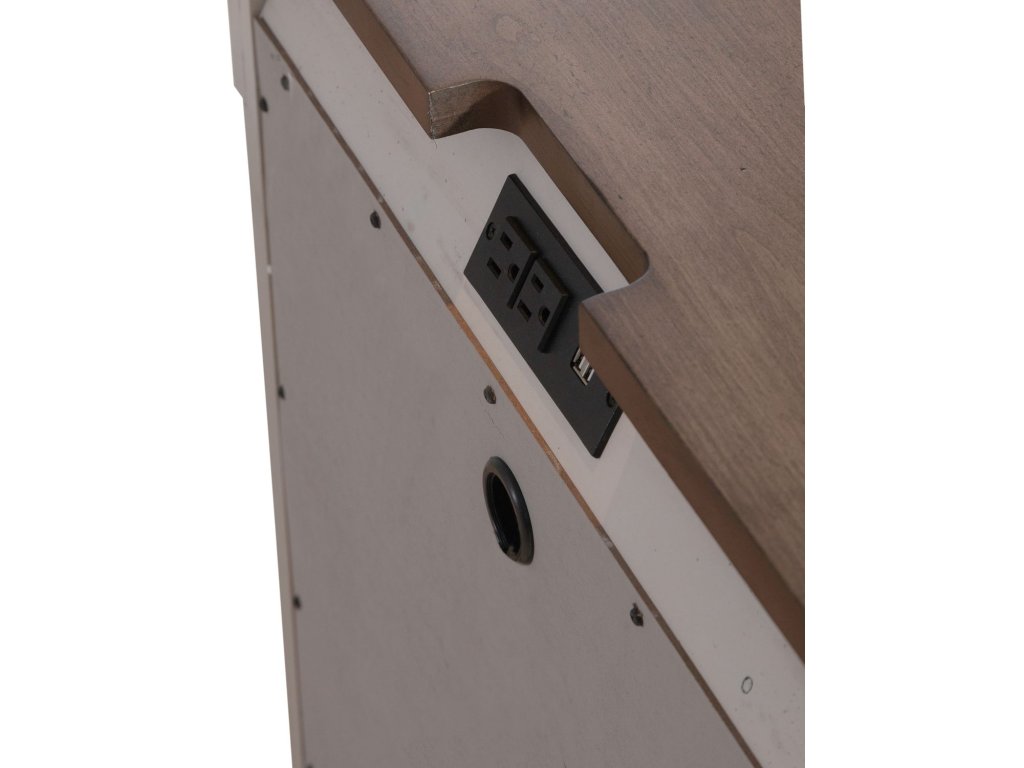 3 Drawer Night Stand w/ Charging Station - image 7