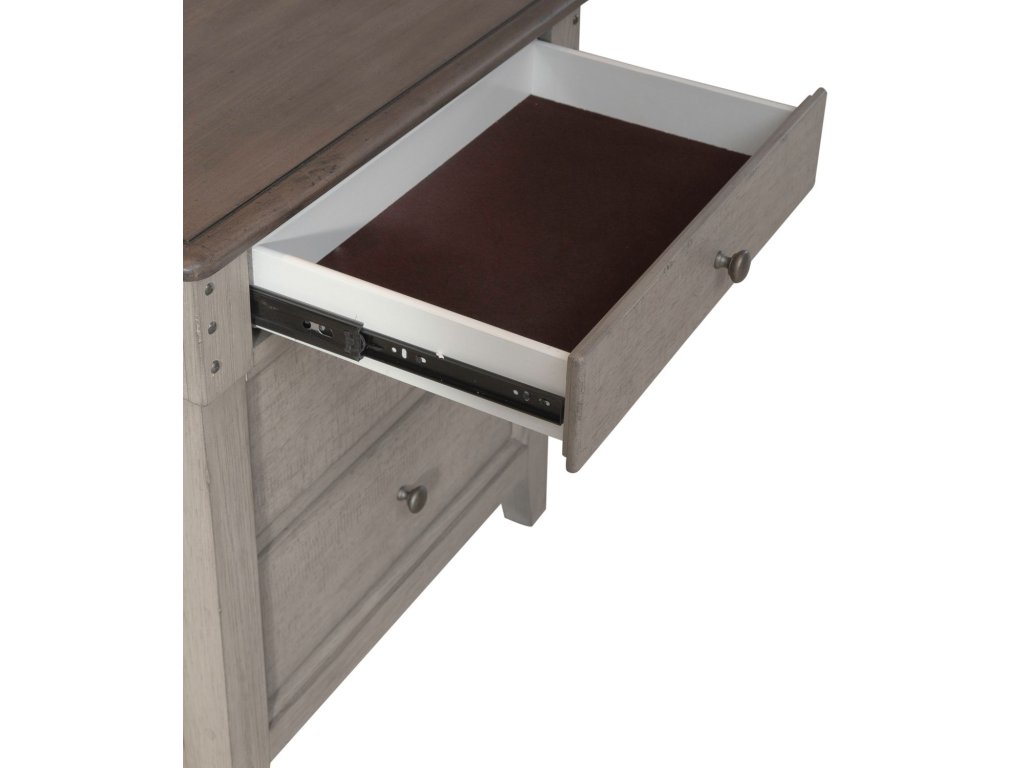3 Drawer Night Stand w/ Charging Station - image 9
