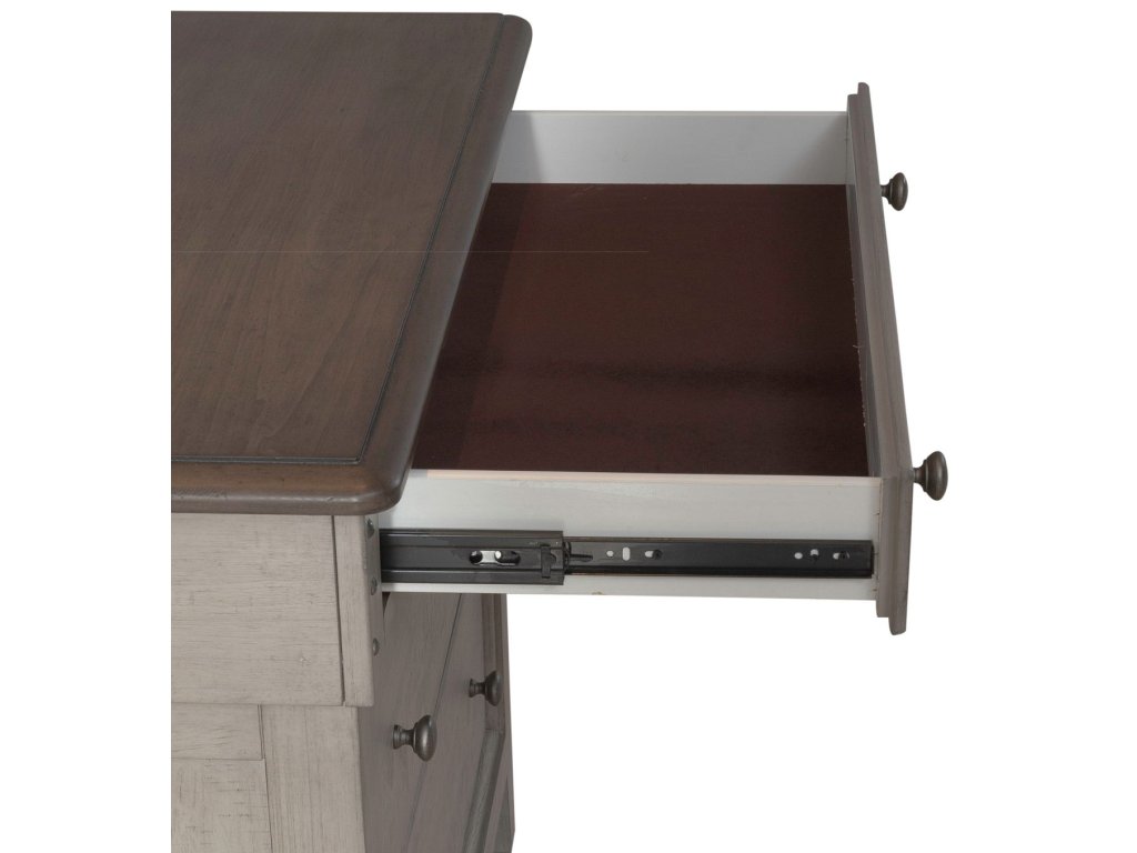 3 Drawer Bedside Chest w/ Charging Station - image 9