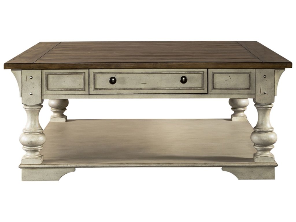 Drawer Square Cocktail Table - image 2