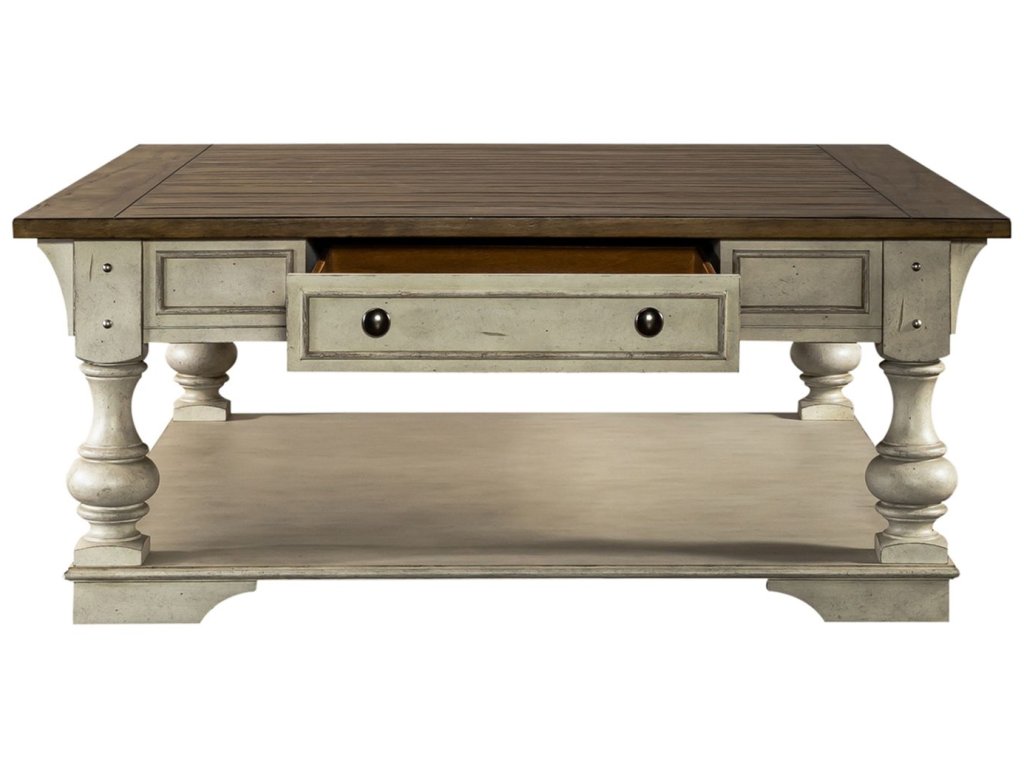 Drawer Square Cocktail Table - image 5