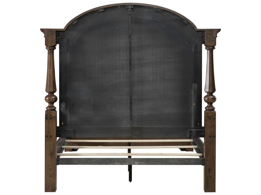 Queen Poster Bed - image 4