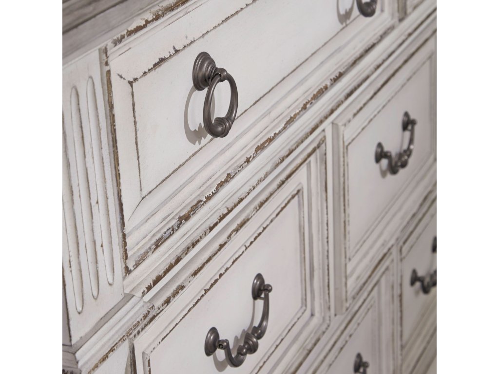 King California Panel Bed, Dresser & Mirror - image 12