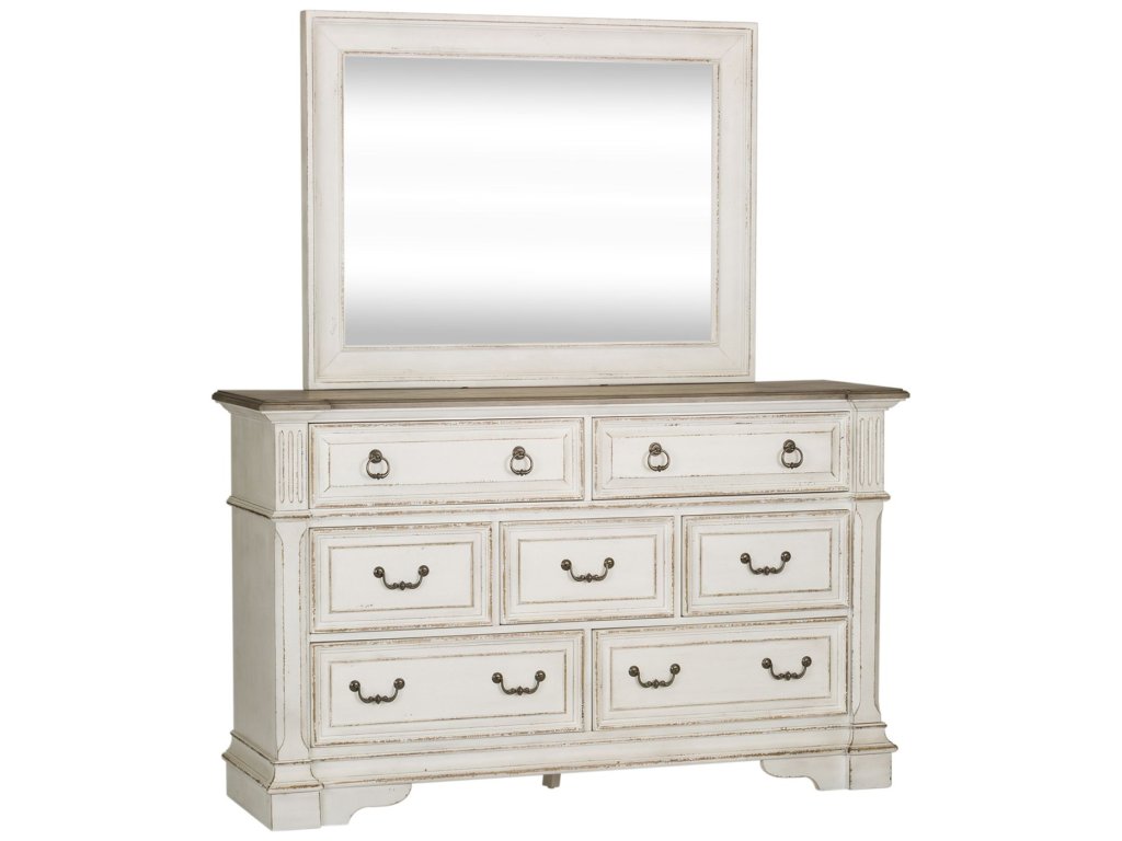 Queen Uph Sleigh Bed, Dresser & Mirror, Chest, Night Stand - image 2