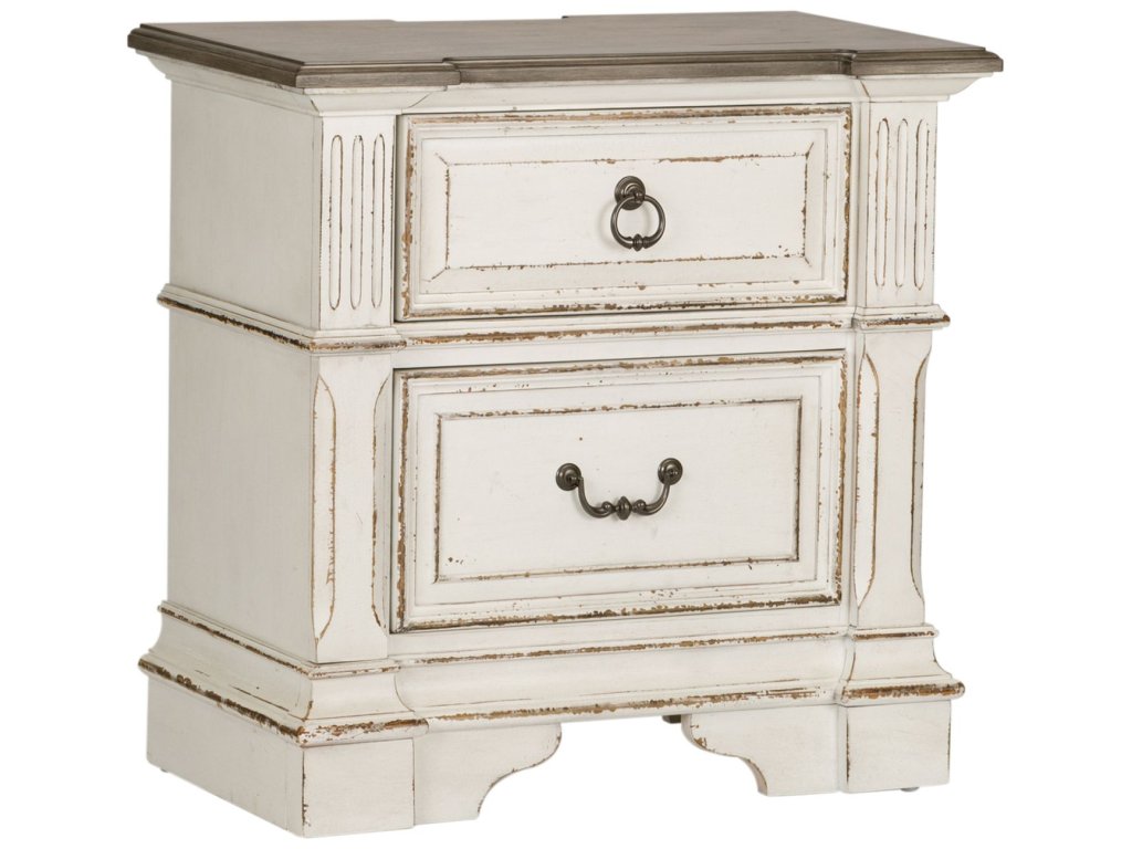 Queen Uph Sleigh Bed, Dresser & Mirror, Chest, Night Stand - image 4