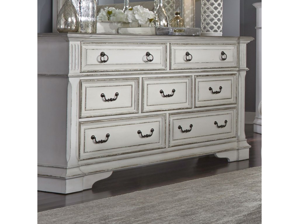 King California Panel Bed, Dresser & Mirror - image 7