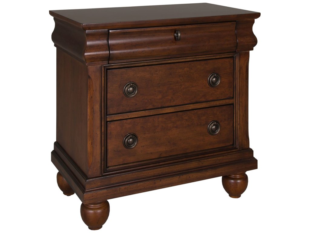 Queen Sleigh Bed, Dresser & Mirror, Night Stand - image 4
