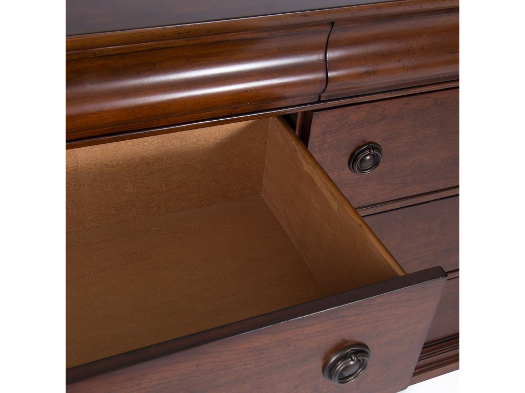 Queen Sleigh Bed, Dresser & Mirror, Night Stand - image 11