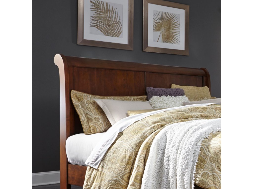 Queen Sleigh Bed, Dresser & Mirror, Night Stand - image 6