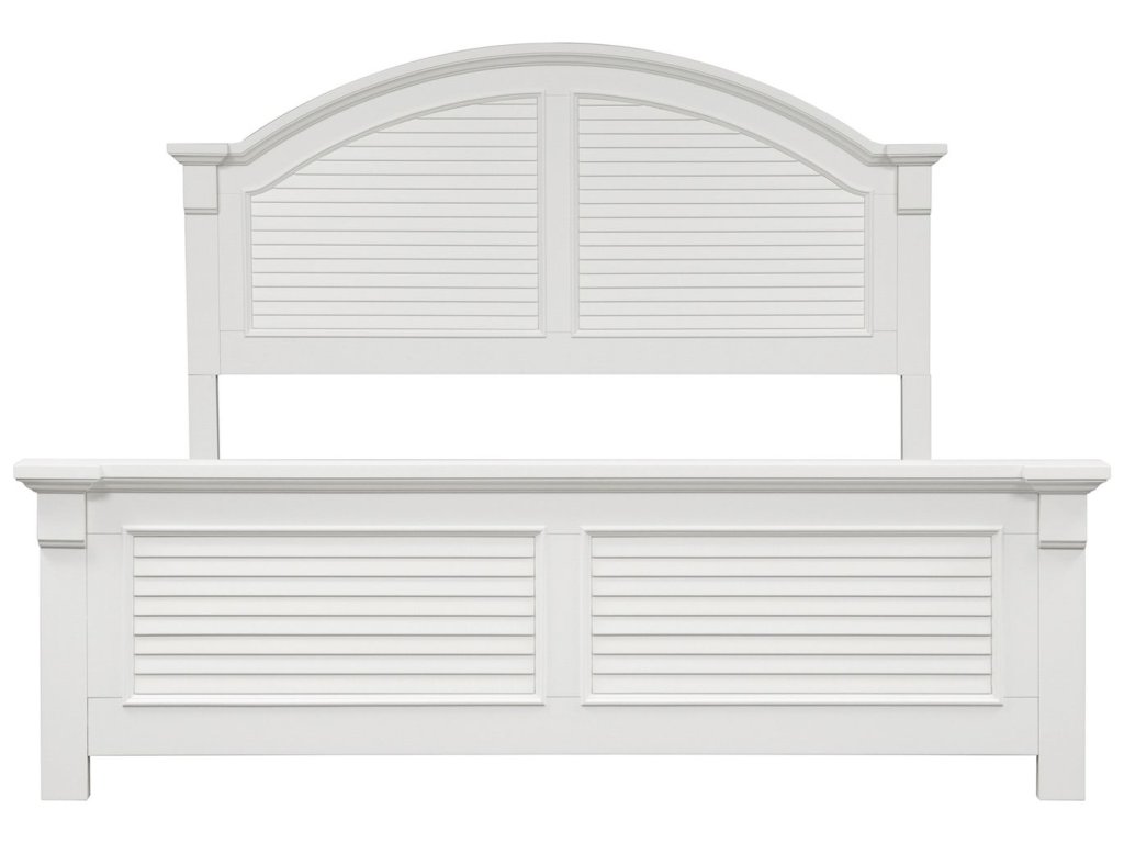 King Panel Bed, Dresser & Mirror, Chest - image 2