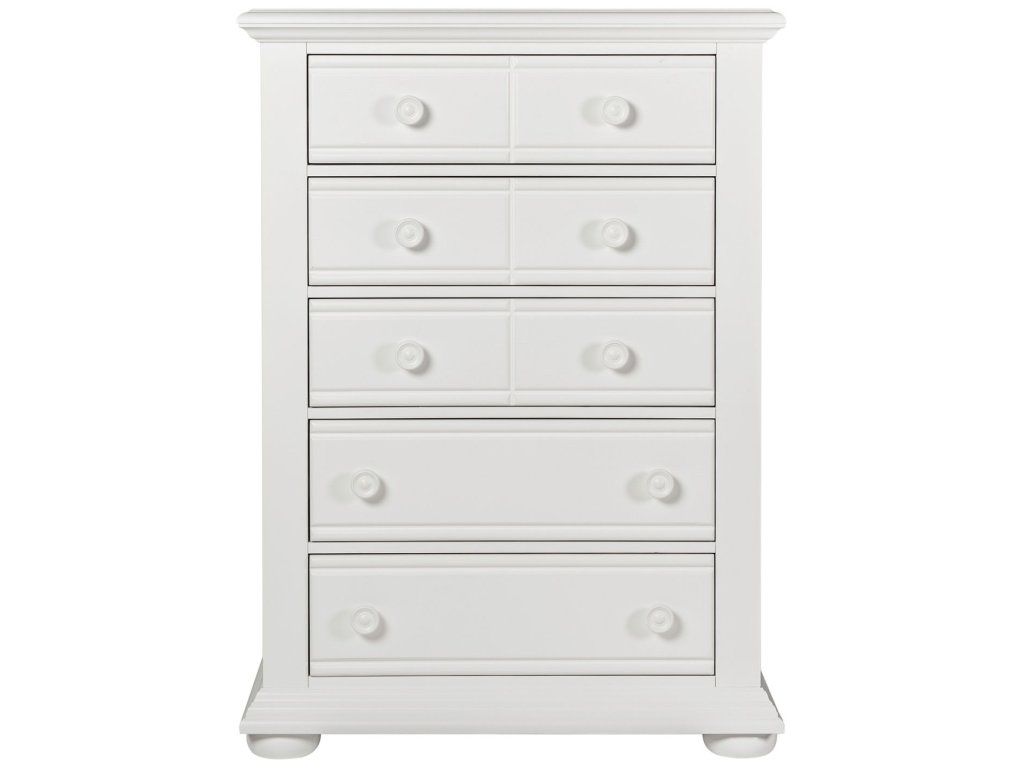 King Panel Bed, Dresser & Mirror, Chest - image 4