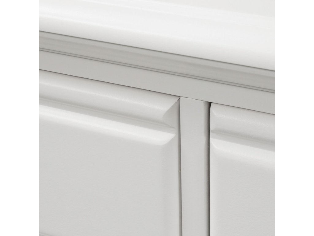 King Panel Bed, Dresser & Mirror, Chest - image 12