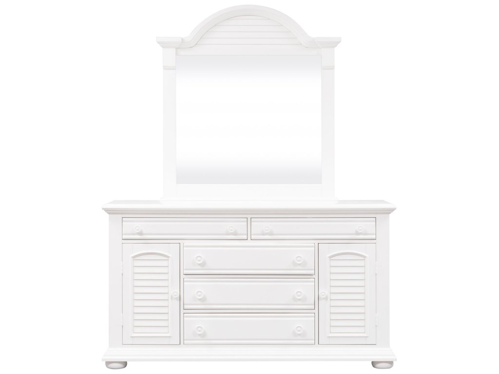 Queen Panel Bed, Dresser & Mirror, Chest, Night Stand - image 3