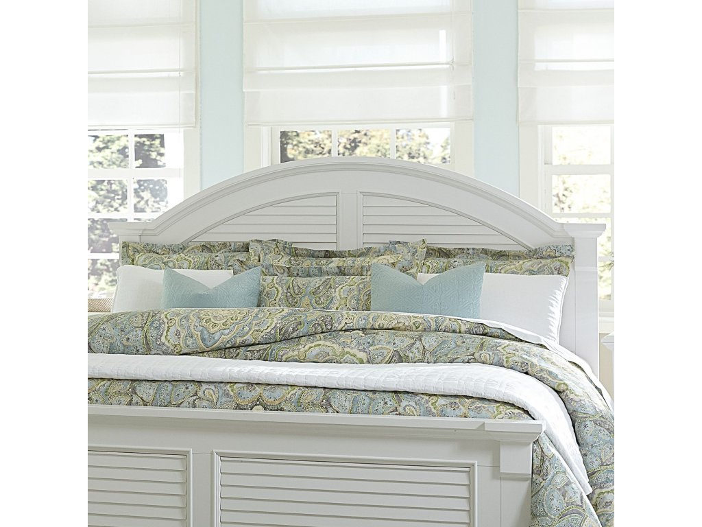 King Panel Bed, Dresser & Mirror - image 5