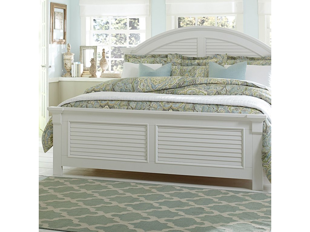 King Panel Bed, Dresser & Mirror - image 6