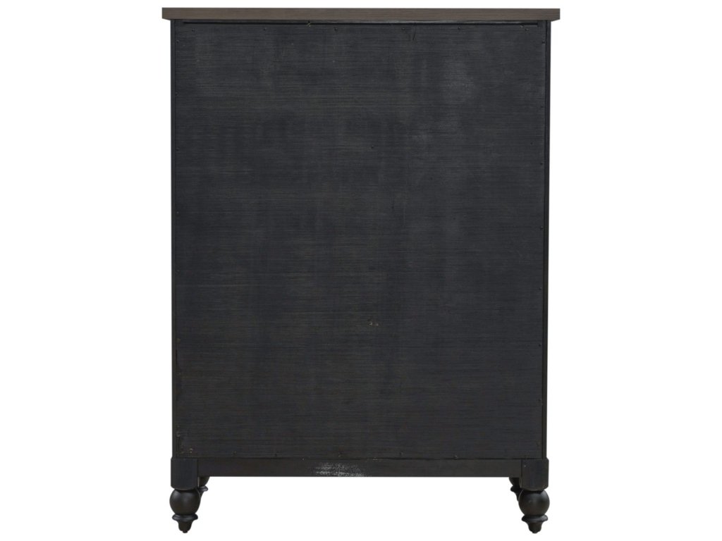 5 Drawer Chest - Black - image 4