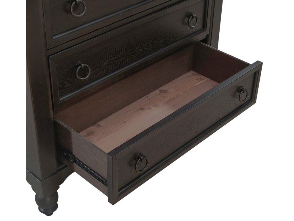 5 Drawer Chest - Black - image 7
