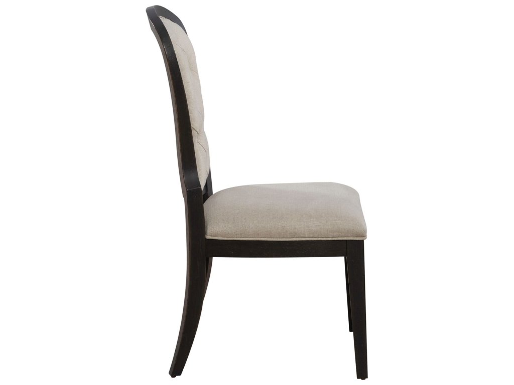 Uph Tufted Back Side Chair - Black - image 3