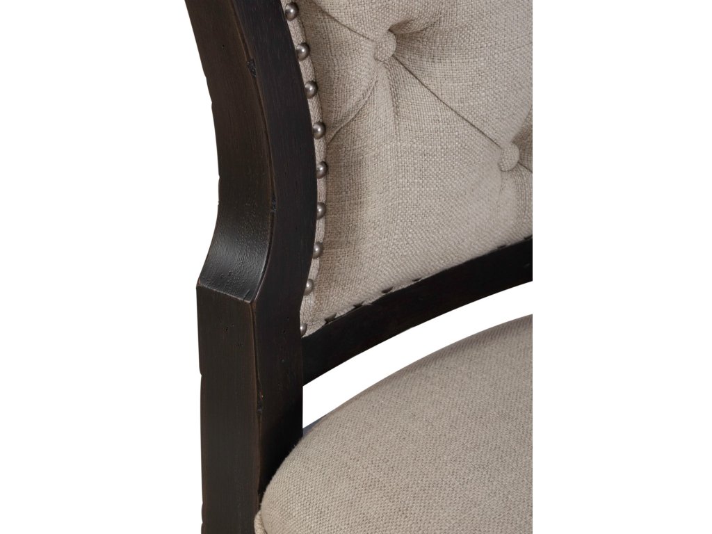Uph Tufted Back Side Chair - Black - image 7