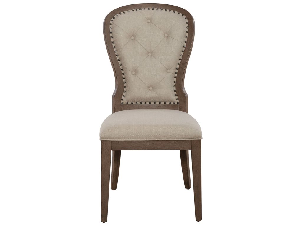Uph Tufted Back Side Chair - image 2