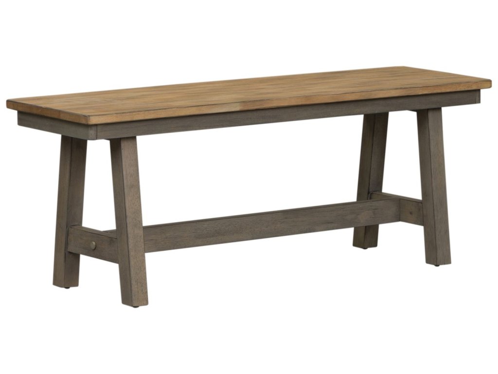 6 Piece Trestle Table Set - image 3