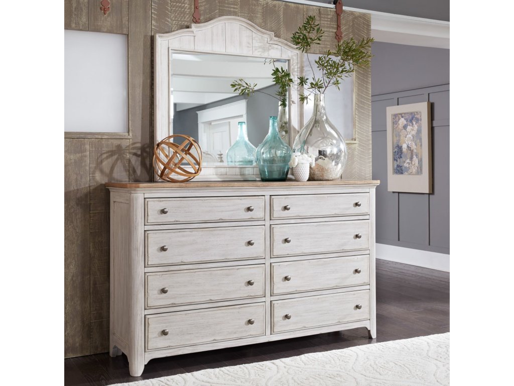 Queen Poster Bed, Dresser & Mirror, Night Stand - image 1
