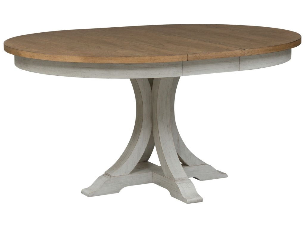 5 Piece Pedestal Table Set - image 3