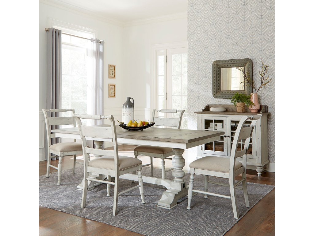5 Piece Trestle Table Set - main image