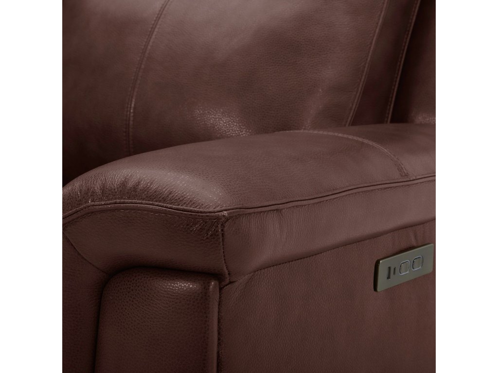Loveseat w/Console P2 - Cognac - image 9