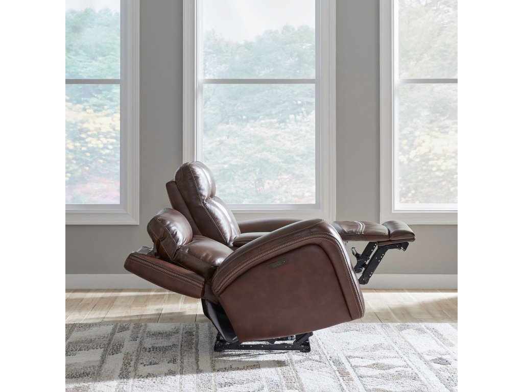 Loveseat w/Console P2 & ZG - Cognac - image 1