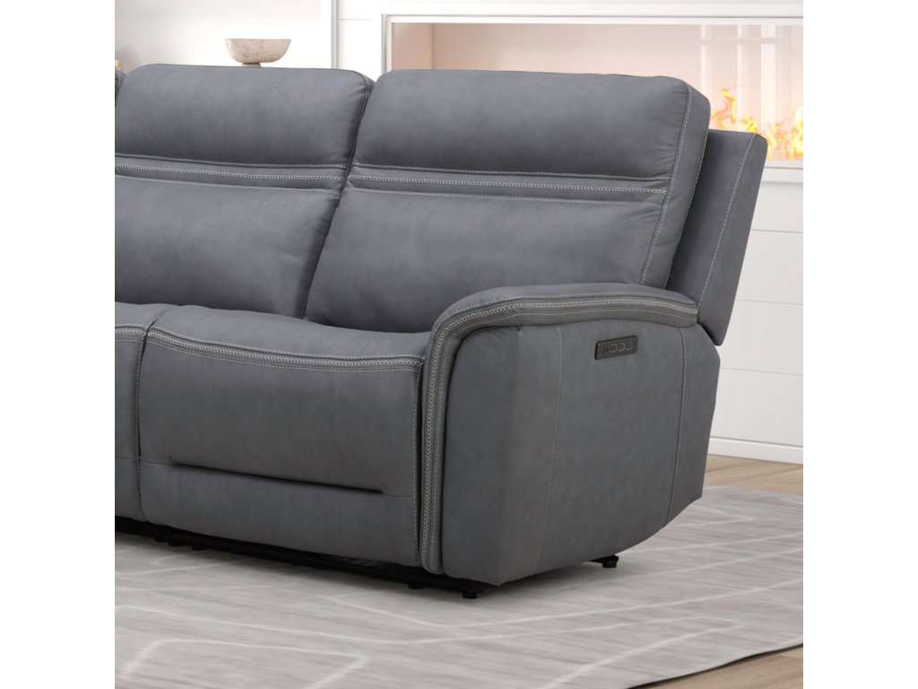 R Arm Recliner P3 & ZG - Blue Gray - main image