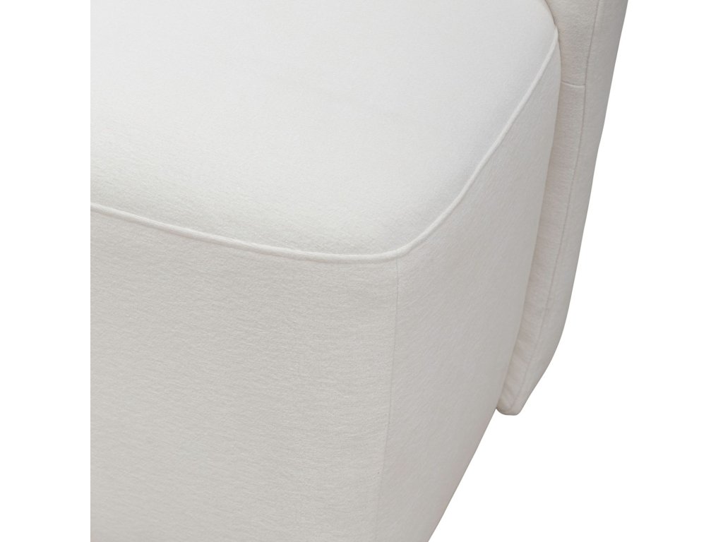 Accent Dining Chair w/ Casters - Ivory - image 10