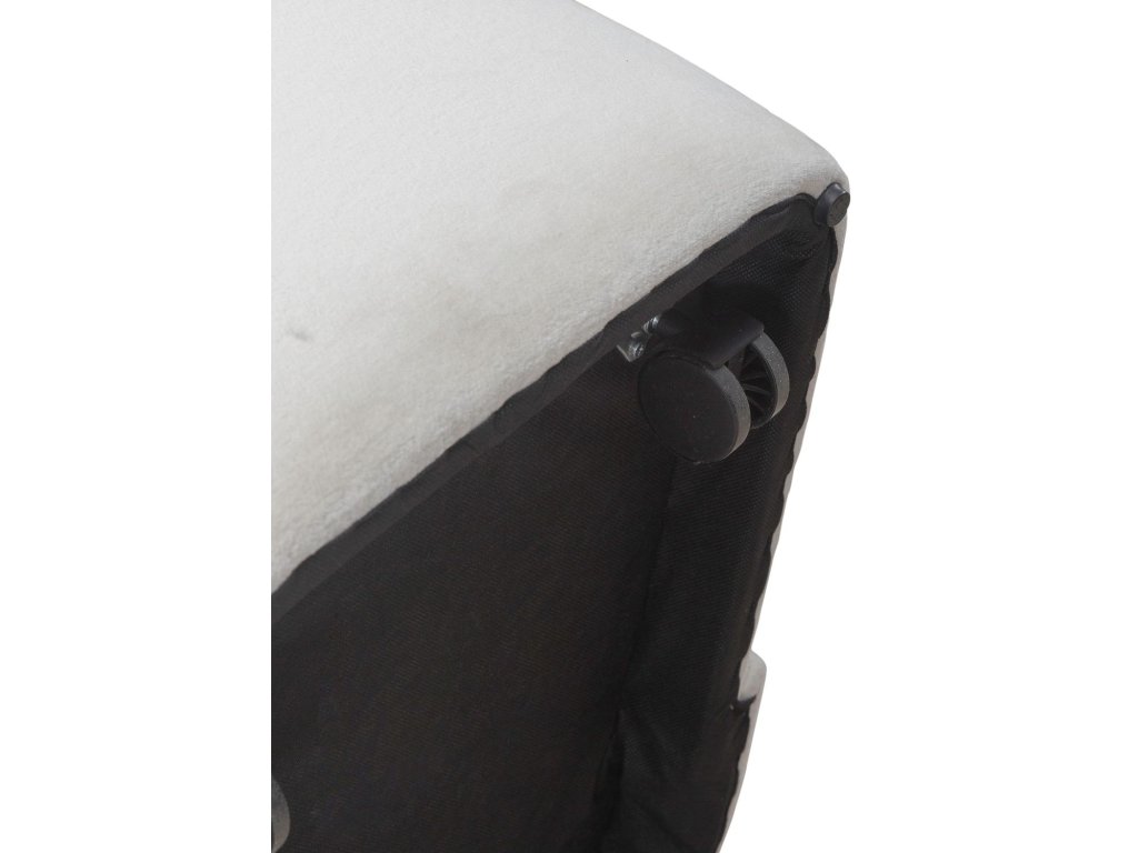 Accent Dining Chair w/ Casters - Ivory - image 11