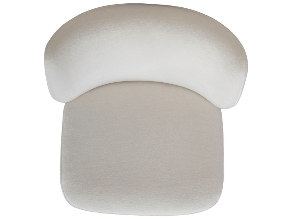 Accent Dining Chair w/ Casters - Ivory - image 6