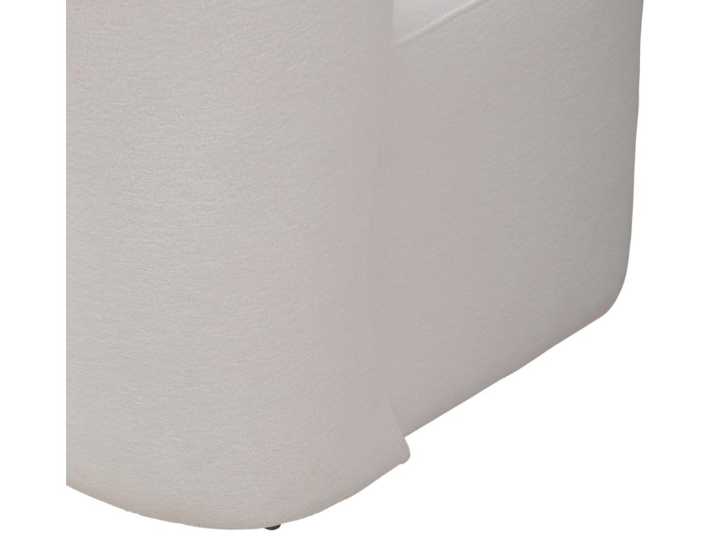 Accent Dining Chair w/ Casters - Ivory - image 9