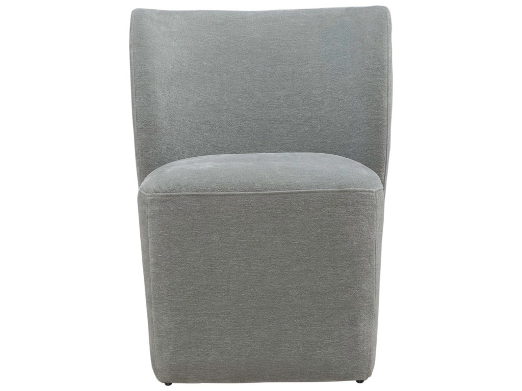 Accent Dining Chair w/ Casters - Sapphire - image 3
