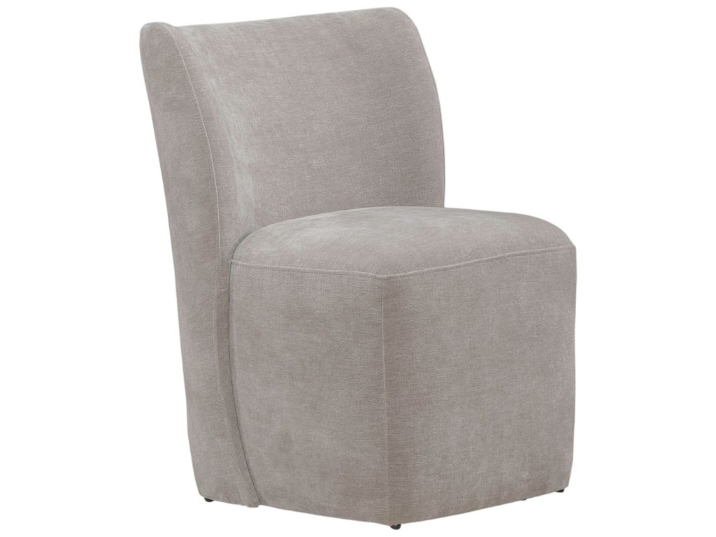 Accent Dining Chair w/ Casters - Truffle - image 3